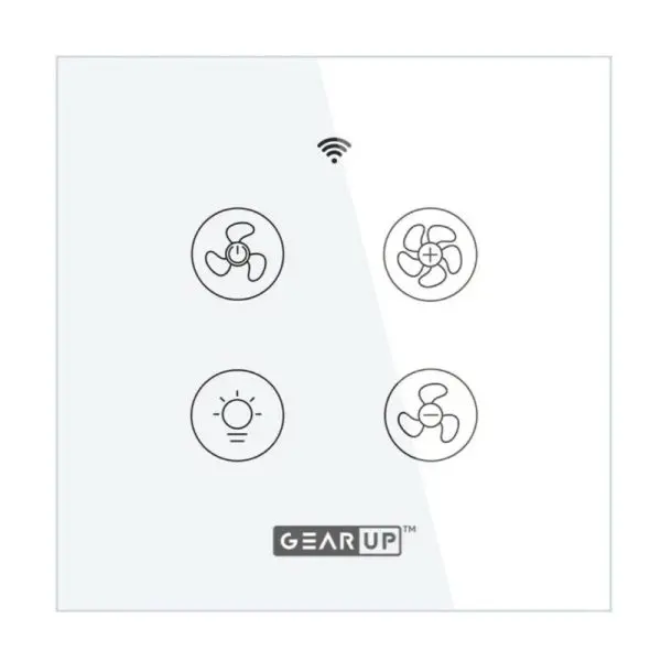 Gearup Wi Fi Ceiling Fan Speed Controller &Amp;Amp; Light Switch (Without Remote) Gearup Wi Fi Ceiling Fan Speed Controller &Amp;Amp; Light Switch (Without Remote)
