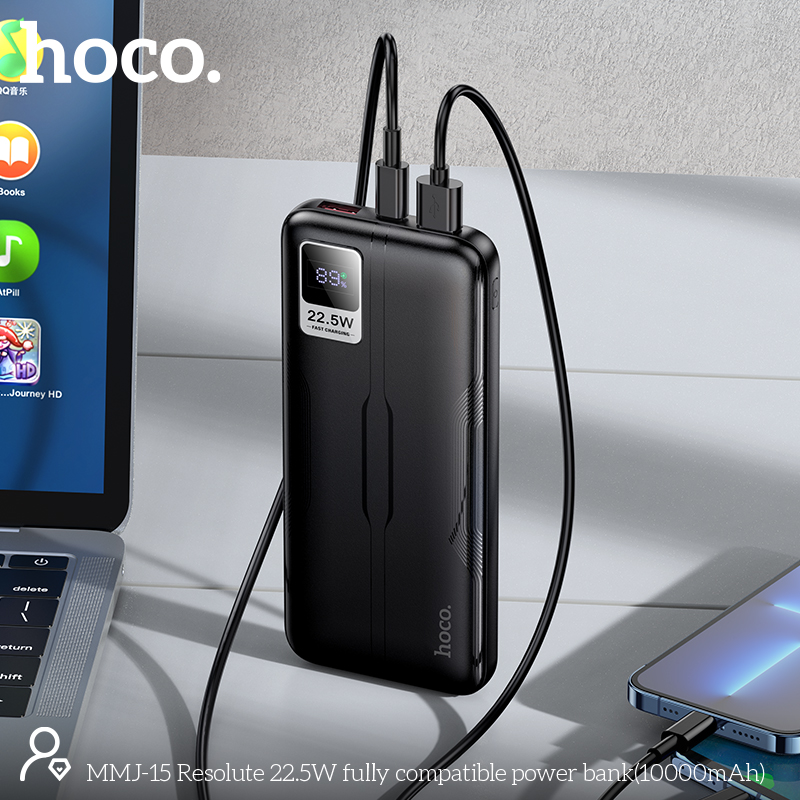 Hoco Mmj15 Resolute 22 5W 10000Mah Fast Charging Power Bank B Hoco Mmj15 Resolute 22 5W 10000Mah Fast Charging Power Bank B