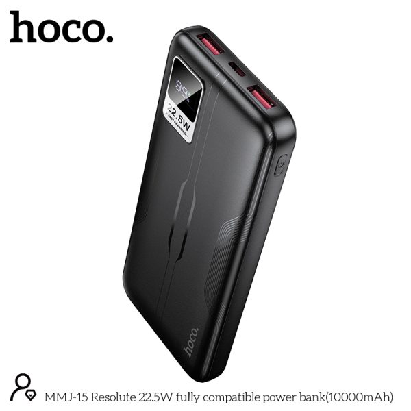 Hoco Mmj15 Resolute 22.5W 10000Mah Fast Charging Power Bank Hoco Mmj15 Resolute 22.5W 10000Mah Fast Charging Power Bank