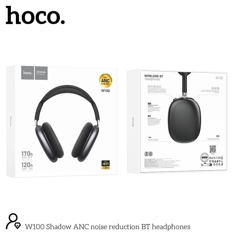 Hoco W100 Anc Bluetooth Headphone B Hoco W100 Anc Bluetooth Headphone B