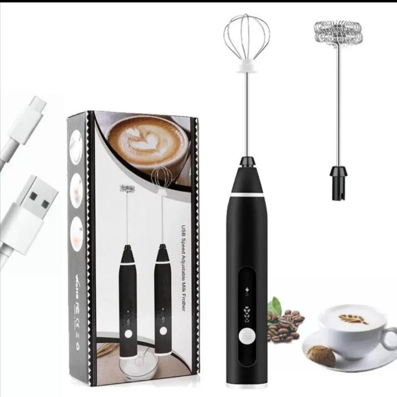 Rechargeable Handheld 3 Speed Adjustable Milk Frother Rechargeable Handheld 3 Speed Adjustable Milk Frother