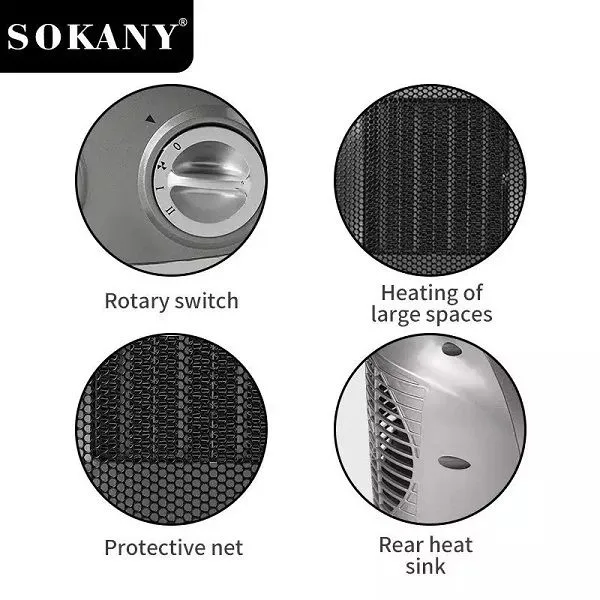 Sokany Sk 1653 Electric Heater B