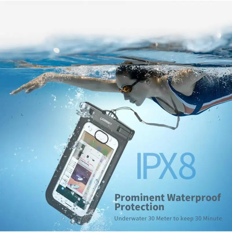 Ugreen 45181 Ipx9 Waterproof Phone Case For 6 5 Inches Phone B