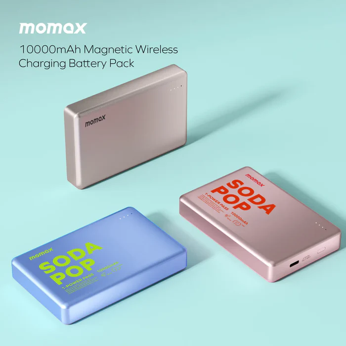 Momax 1 Power Pass Soda Pop Magnetic Wireless Power Bank C