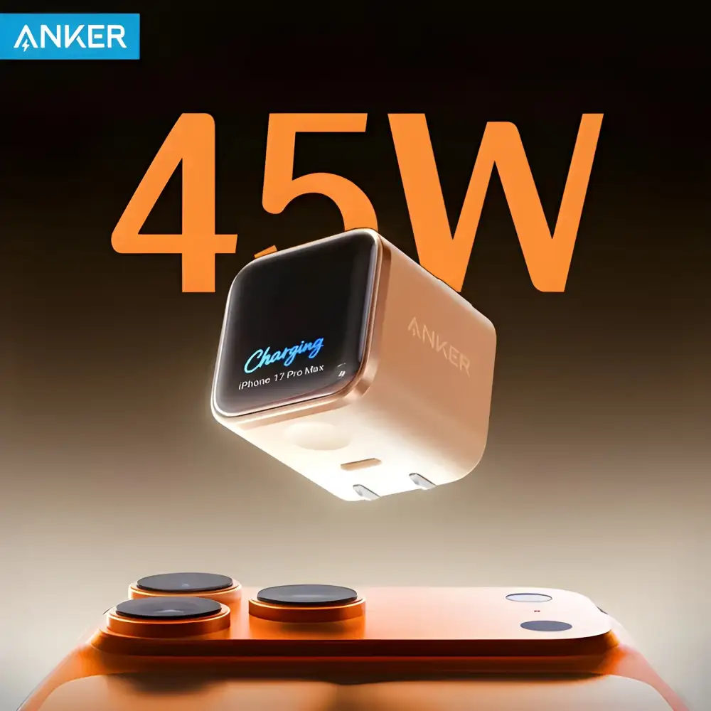 Anker Nano 45W Gan Charger With Display (A121D) A