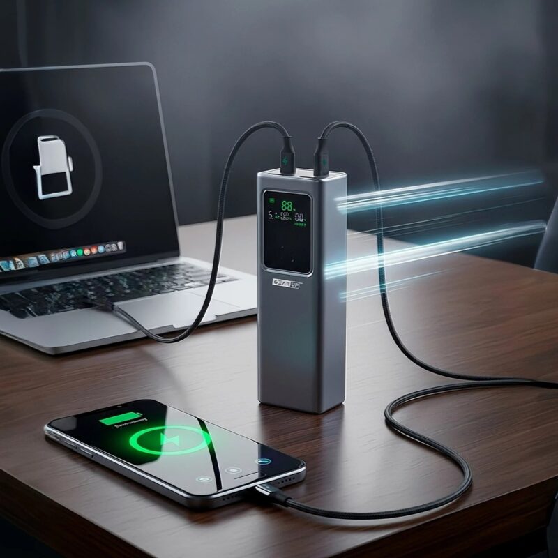 Gearup Pb100 100W Super Fast Power Bank – 20,000Mah B