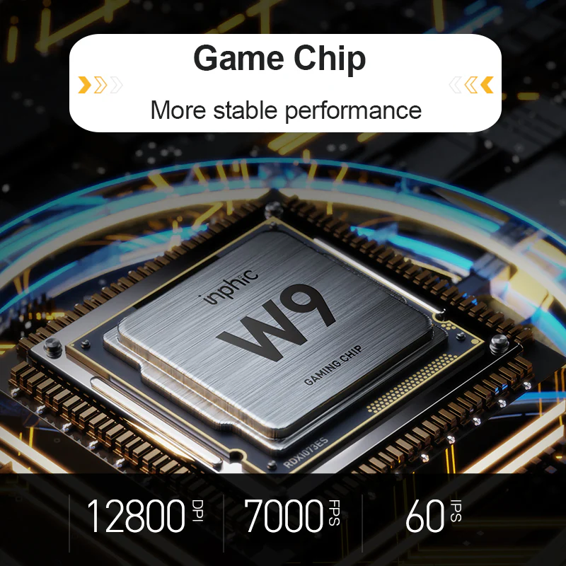 Inphic W9P Silent Wired Gaming Mouse C