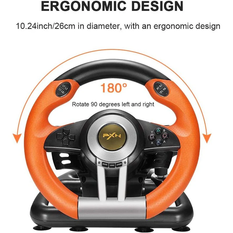 Pxn V3 Pro Gaming Racing Wheel With Pedal C