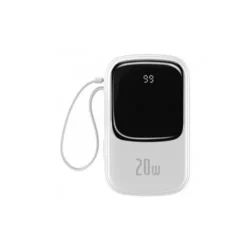Baseus Power Bank Qpow 20W 20000Mah Ip Cable Cover