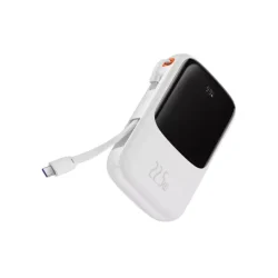 Baseus Qpow Pro 225W 10000Mah Type-C Digital Display Fast Charge Power Bank White